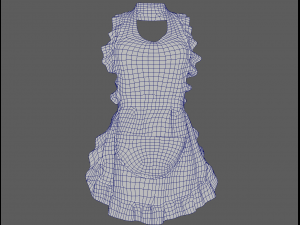 kitchen apron Modello 3D
