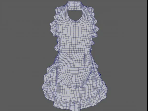 kitchen apron 3D Model
