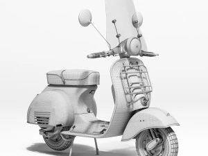 Vespa 3 3D Model