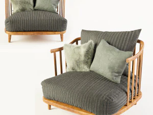 Armchair 02 3D Model