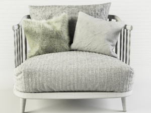 Armchair 02 3D 모델
