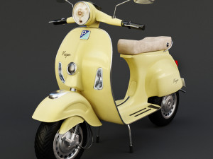 Vespa 01 3D Модель