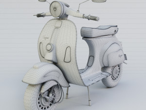 Vespa 01 3D Модель