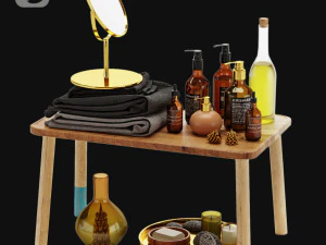 卫浴套装03 3D 模型