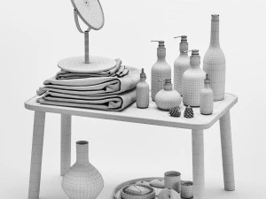 बाथरूम सेट 03 3D मॉडल