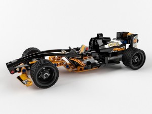 lego technic black champion racer 3D 모델
