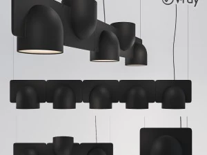 підвісний світильник іглу fontanaarte 3D Модель