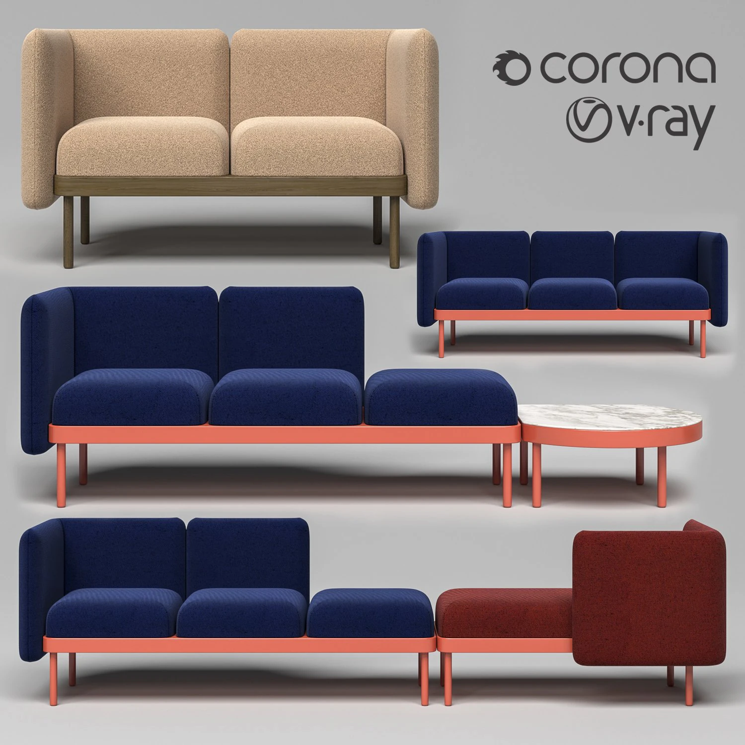 sancal mosaico 3D Model .c4d .max .obj .3ds .fbx .stl .blend 