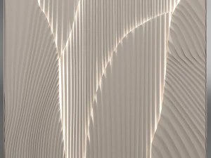 panel with light 3D Model
