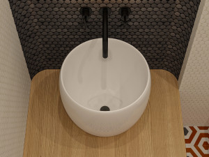 furniture and accessories for wc 3D-Modell