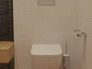 furniture and accessories for wc 3D-Modell