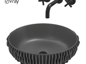 korall basin meir round spout Model 3D