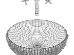 korall basin meir round spout 3D Model