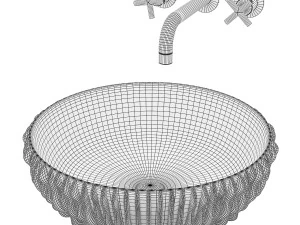 korall basin meir round spout 3D Model