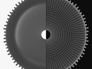 korall basin meir round spout 3D Model