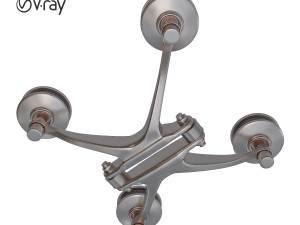 spider for glass Model 3D