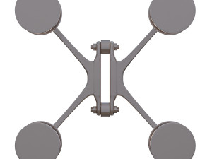 spider for glass Model 3D