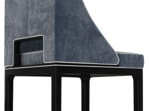 american bar stool Modèle 3D