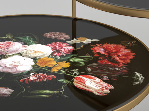 kare side table flores 3D Model