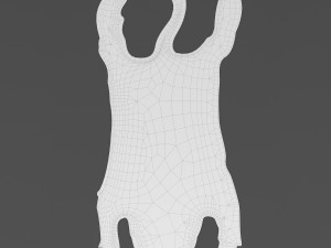 tiger big rug Modèle 3D