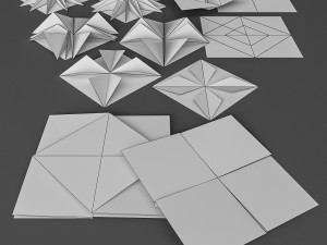 kusudama astru Modelo 3D