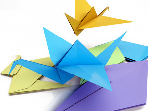 origami 3D Model