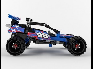 lego technic offroad racer Modèle 3D