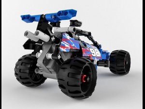 lego technic offroad racer Modèle 3D