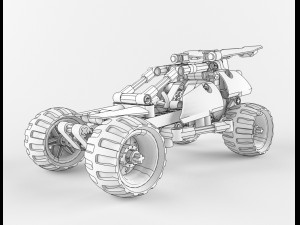 lego technic offroad racer Modèle 3D