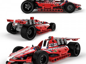 lego technic race car 3D in 3DExport