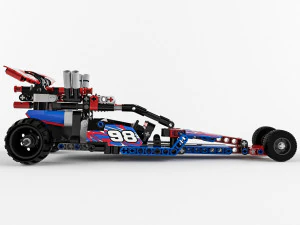 lego technic 42010 plus 42011 3D Model