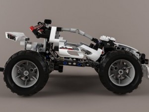lego technic quadbike alternative model 3D Model