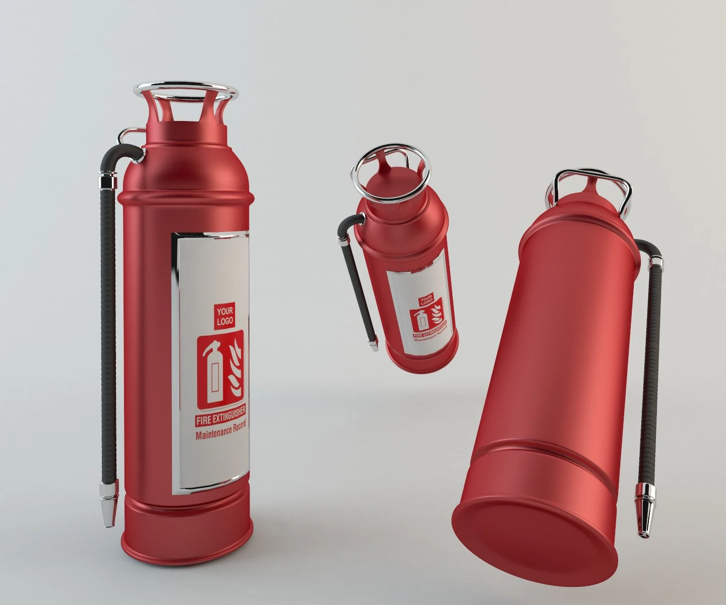 hmnlb fire extinguisher 3D Model .c4d .max .obj .3ds .fbx .stl .blend