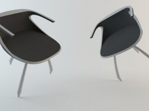 hmnlb em armchair vol01 3D 모델