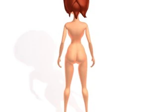 бізнес жінка мультфільм сфальсифіковані 3D Модель