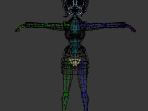 бізнес жінка мультфільм сфальсифіковані 3D Модель