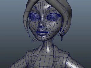 бізнес жінка мультфільм сфальсифіковані 3D Модель