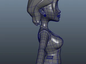 бізнес жінка мультфільм сфальсифіковані 3D Модель