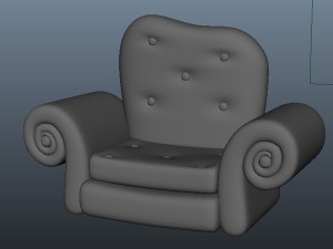 armchair 01 3D Model