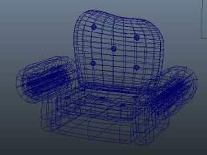 armchair 01 3D Model