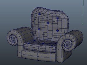 armchair 01 3D Model