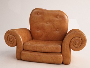 armchair 01 3D-Modell