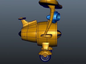 airplane cartoon 02 3D Модель