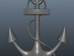 &acirc;ncora Modelo 3D