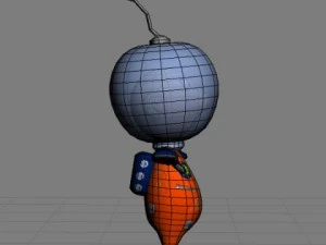 desenho animado de astronauta manipulado Modelo 3D