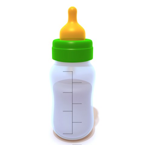 baby bottle Modelo 3D .c4d .max .obj .3ds .fbx .stl .blend 