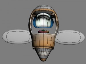 baby walker cartoon 01 3D Model