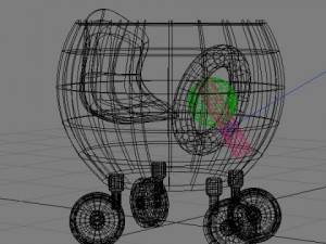 baby walker cartoon 03 Modèle 3D