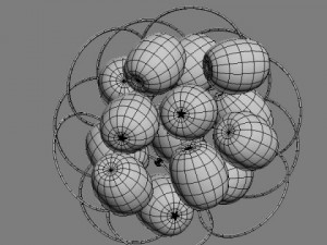 basket oranges 3Dモデル
