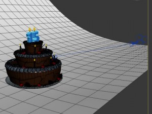birthday cake 3D 모델